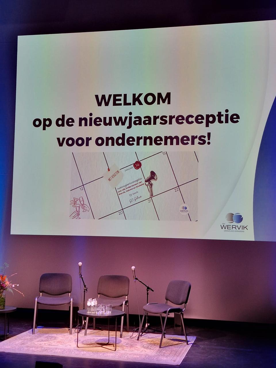 Nieuwjaarsreceptie ondernemers Wervik-Geluwe-Kruiseke