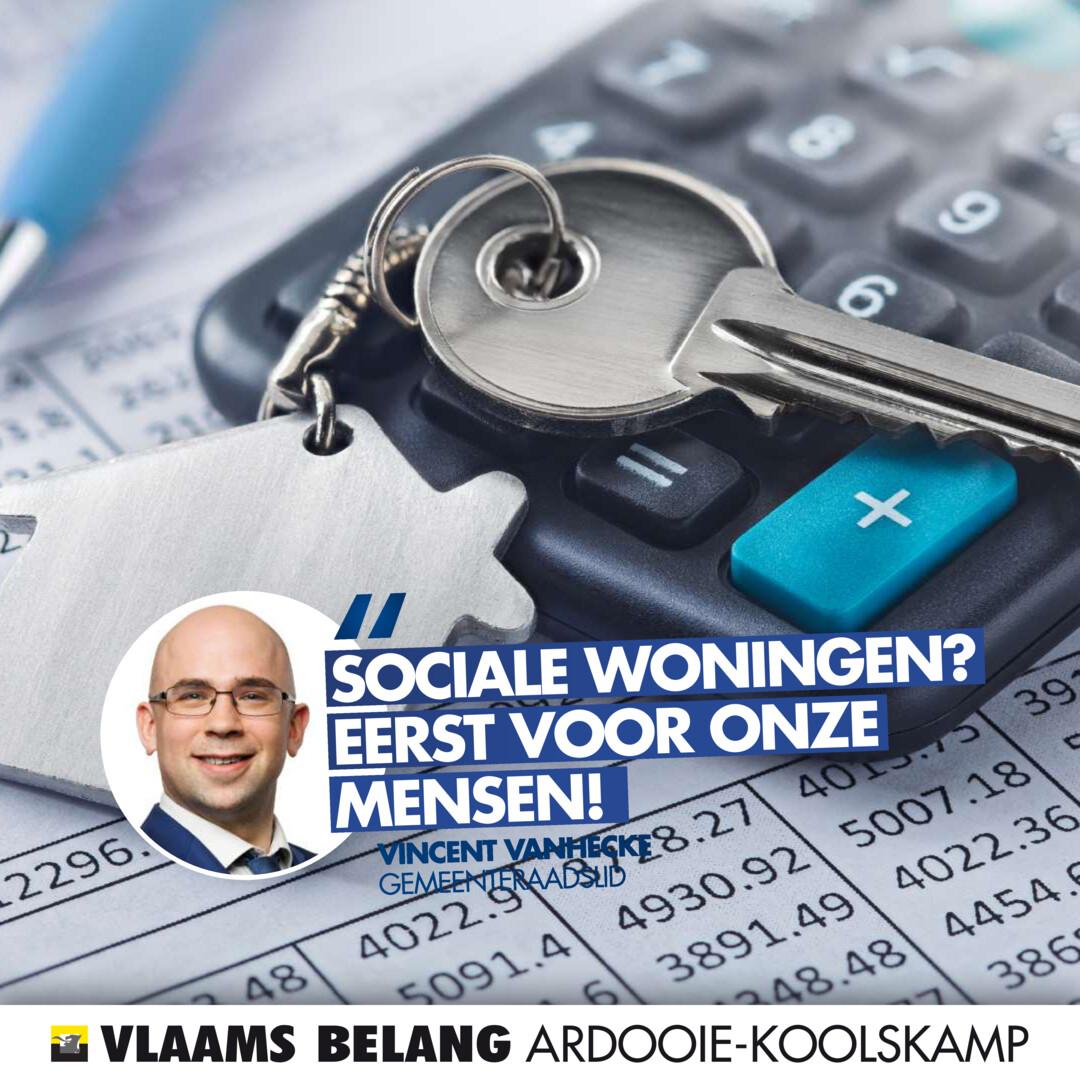 Sociale woningen? Eerst voor onze mensen! 