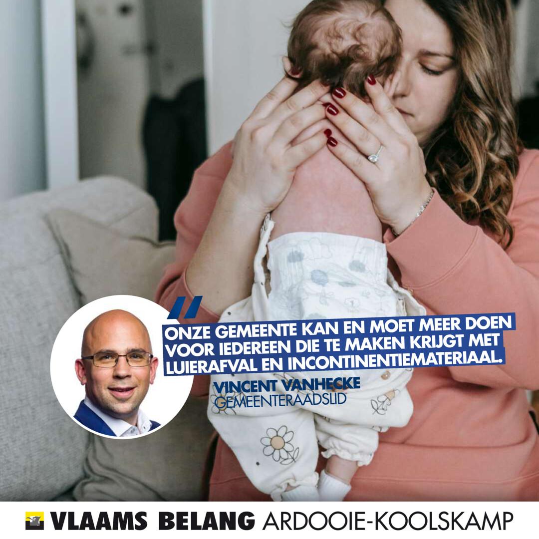 Vlaams Belang Ardooie-Koolskamp breekt een lans voor onthaalouders, crèches, jonge ouders en mensen met incontinentieproblemen 