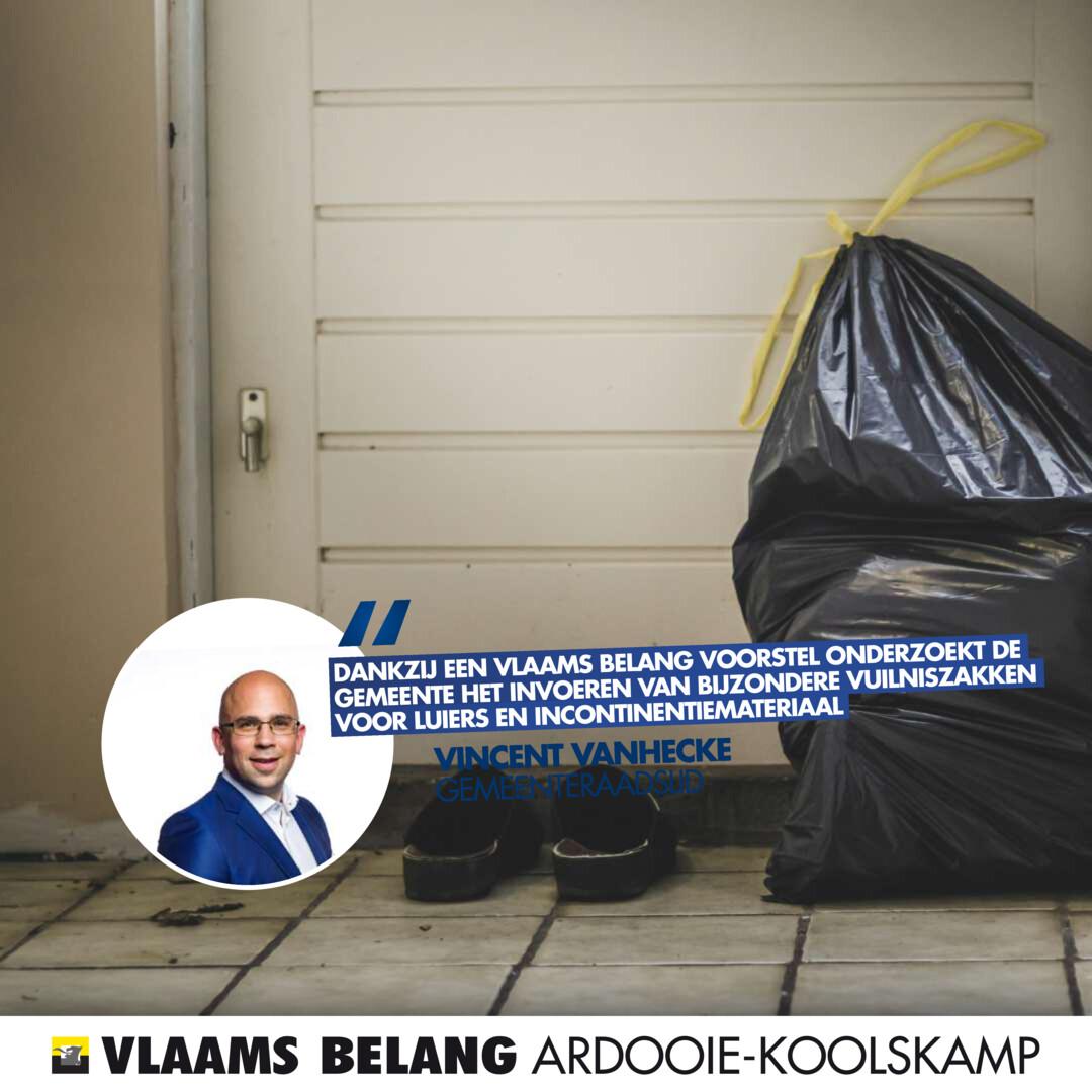 Gemeente onderzoekt voorstel van Vlaams Belang over luierafval