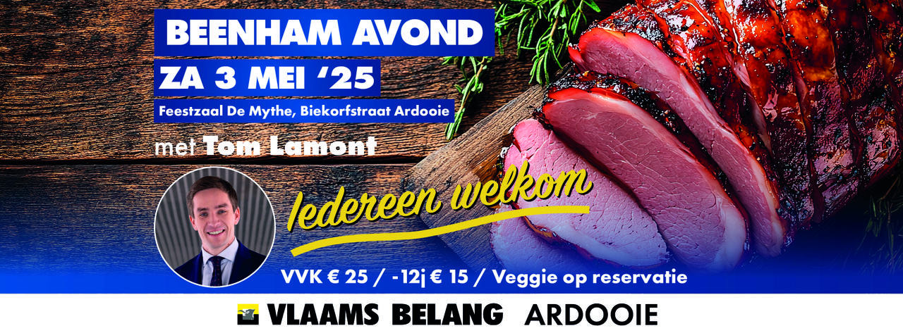 BEENHAM AVOND 😋  ZA 3 MEI 🦁 ARDOOIE