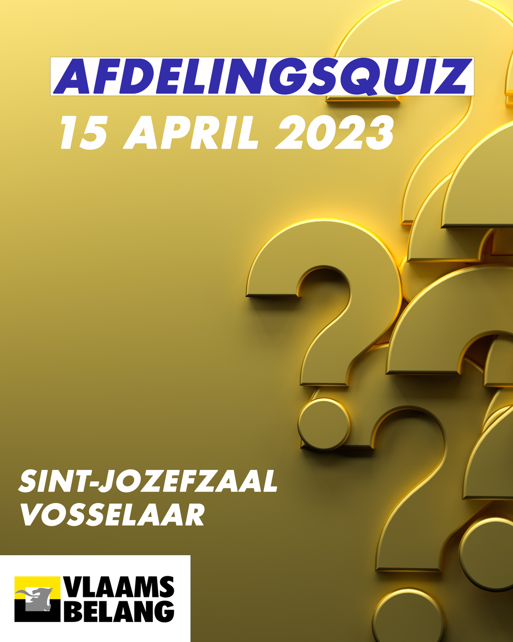 Quiz Vlaams Belang Vosselaar