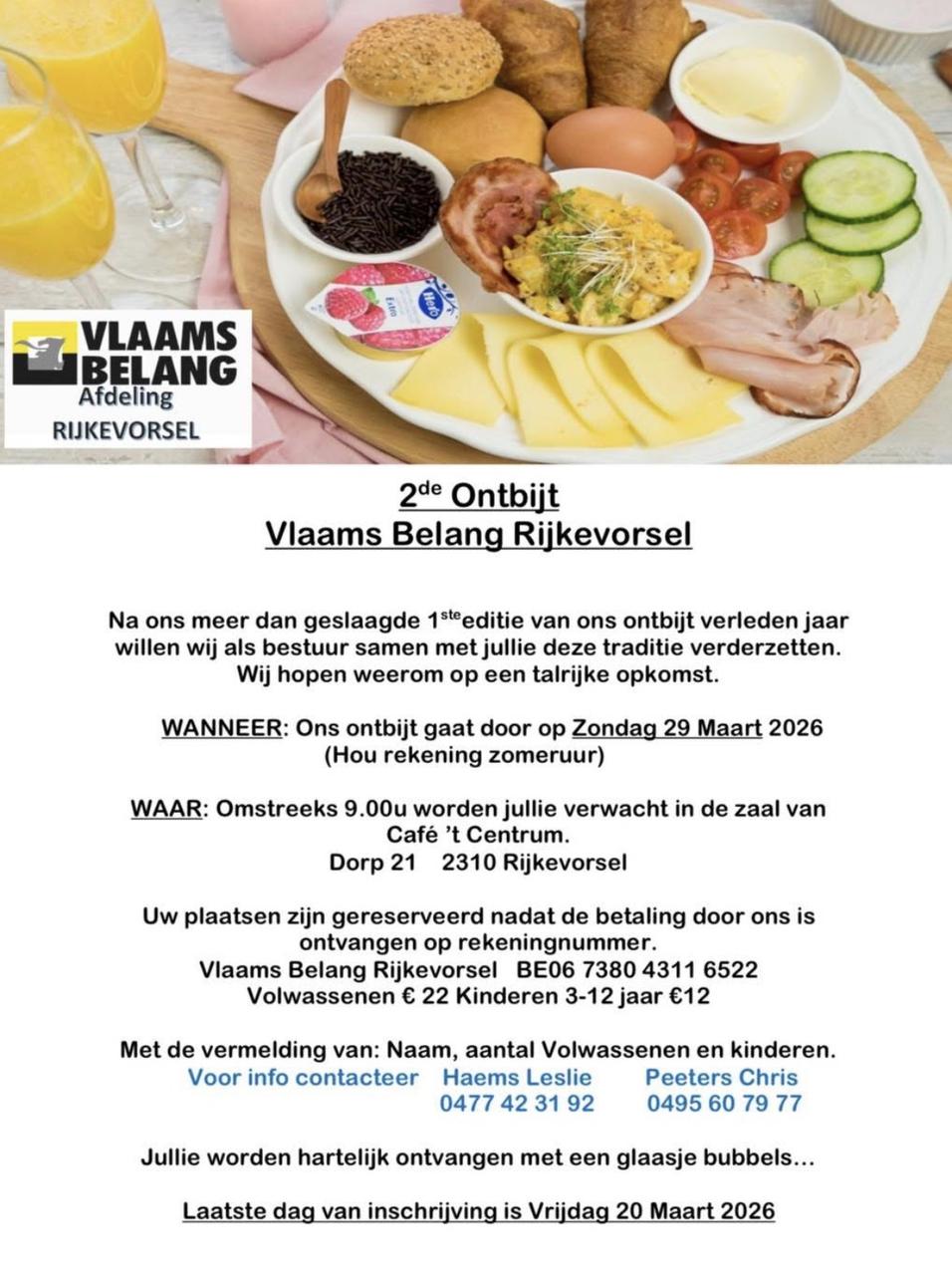 Onbijt Vlaams Belang Rijkevorsel