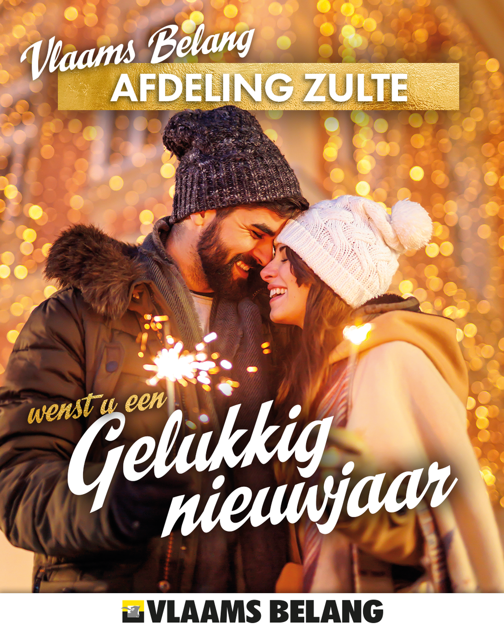 Vlaams Belang Zulte wenst u een gelukkig en gezond 2025 !