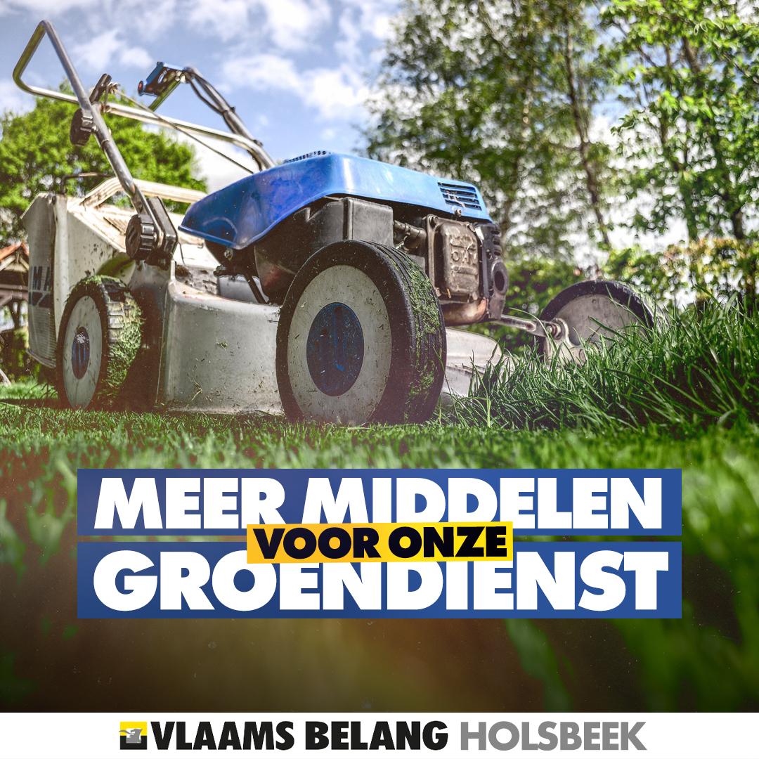 Meer middelen voor de groendienst!