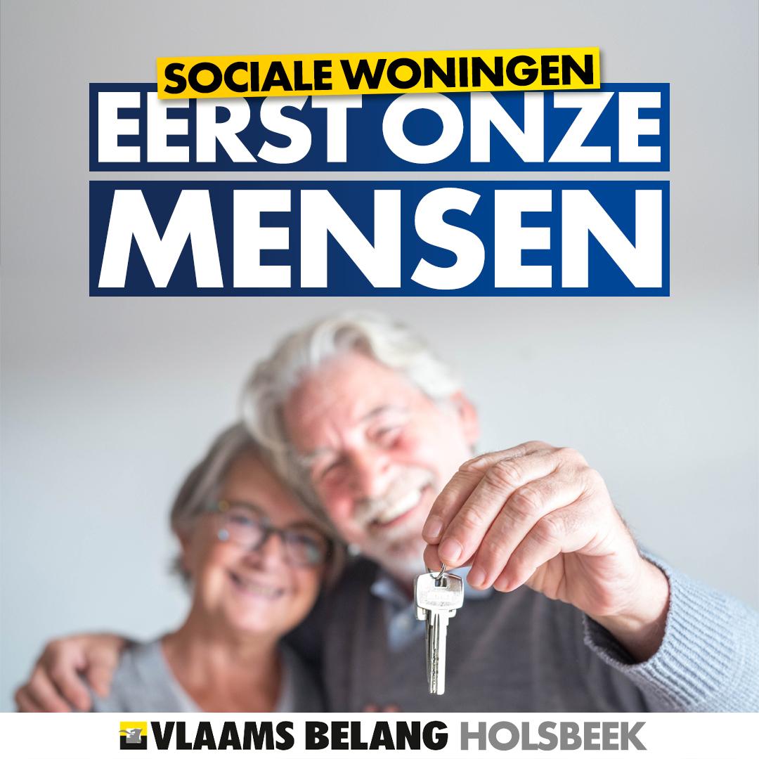 Sociale woningen terug naar onze eigen mensen!