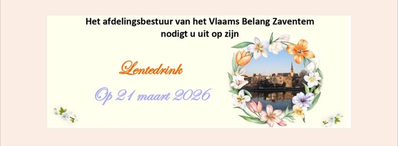 Uitnodiging Lentedrink 