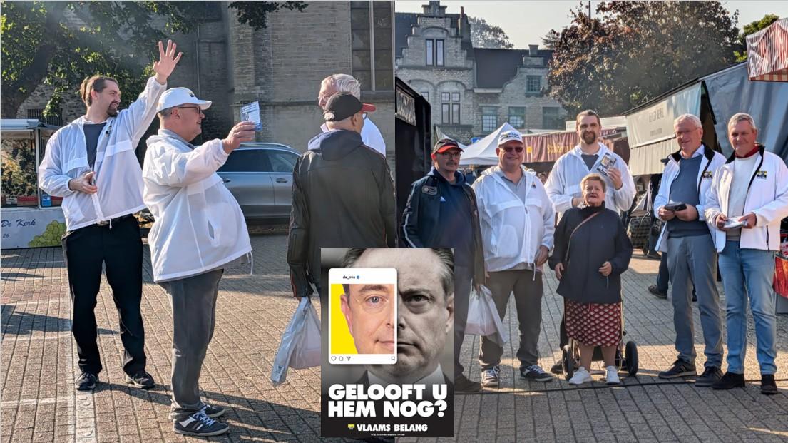 WIE GELOOFT HEM NOG? Actie te Zaventem