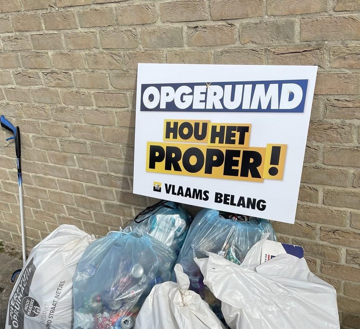 Vlaams Belang houdt lenteschoonmaak
