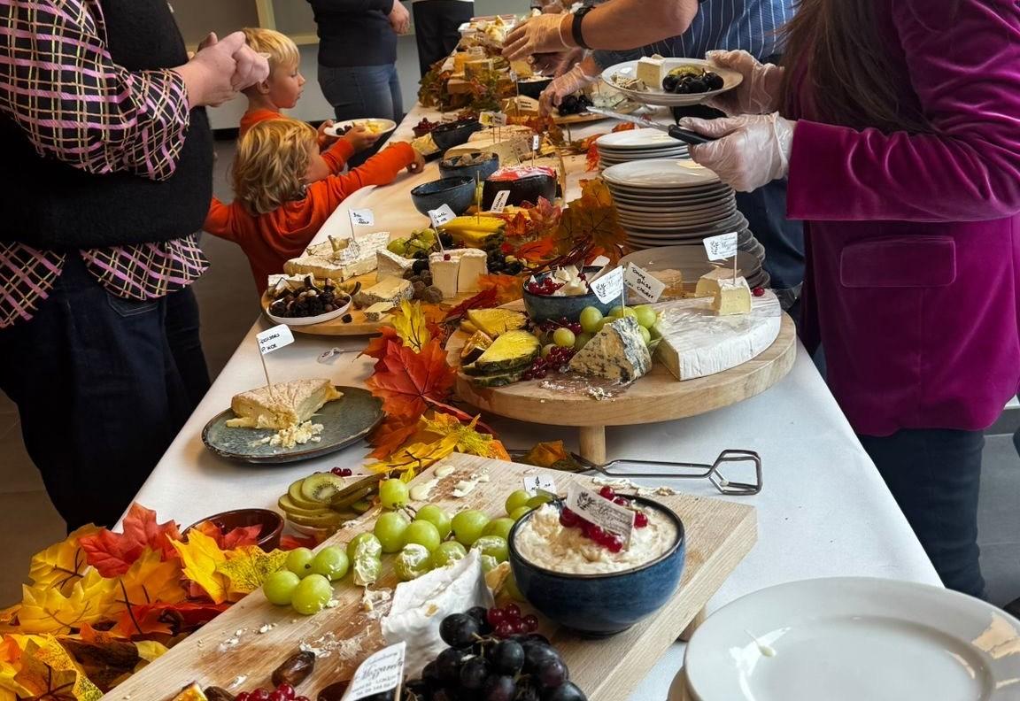 Een succesvolle kaas- en wijnmiddag!