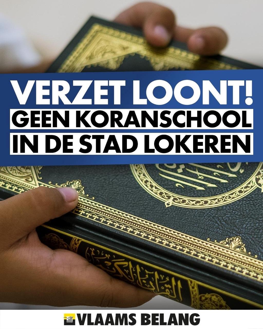 Geen Koranschool in Lokeren - Verzet loont!
