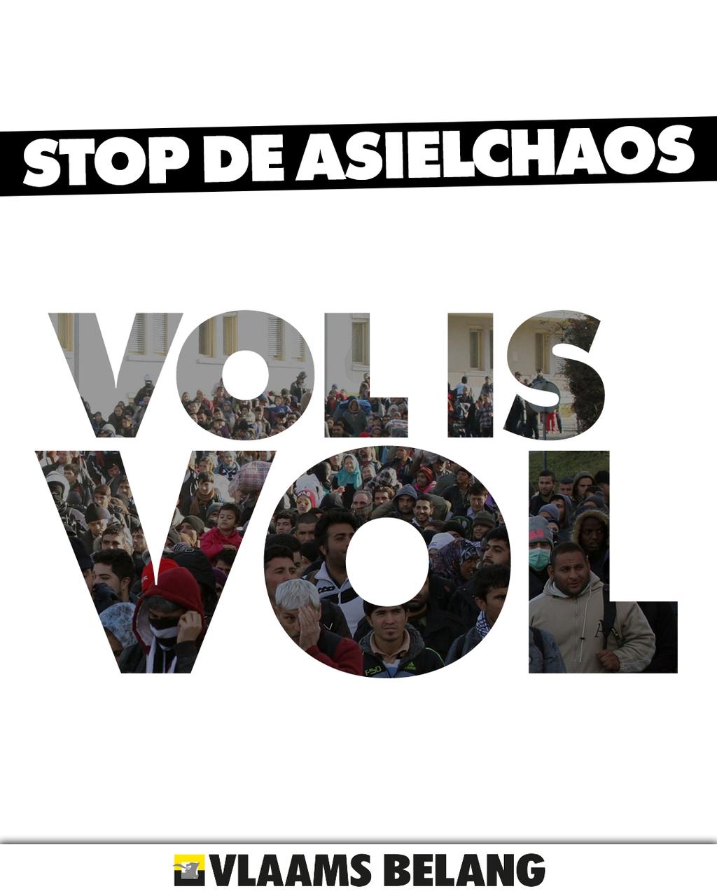 Protestactie asielopvang te Ieper