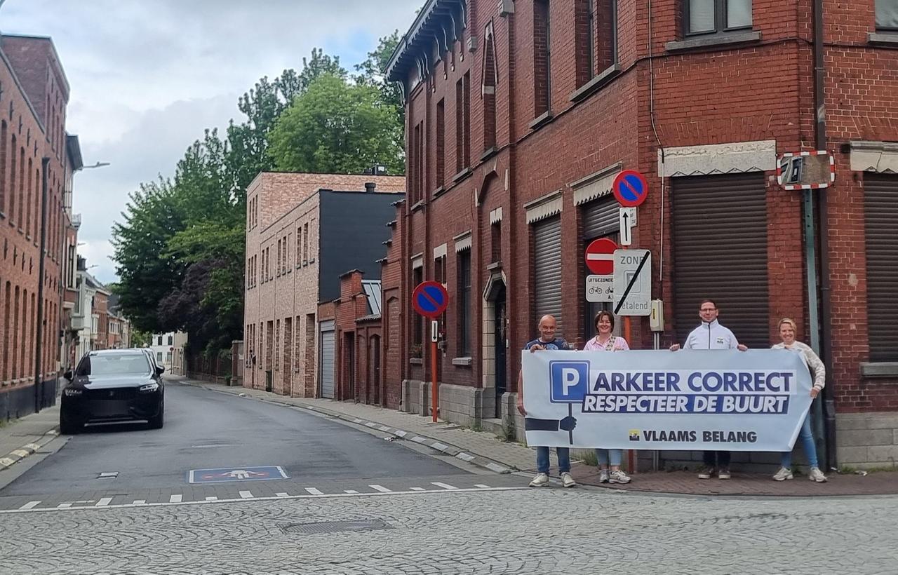 Vlaams Belang steunt bewoners Langemuntstraat tegen aanhoudende parkeeroverlast