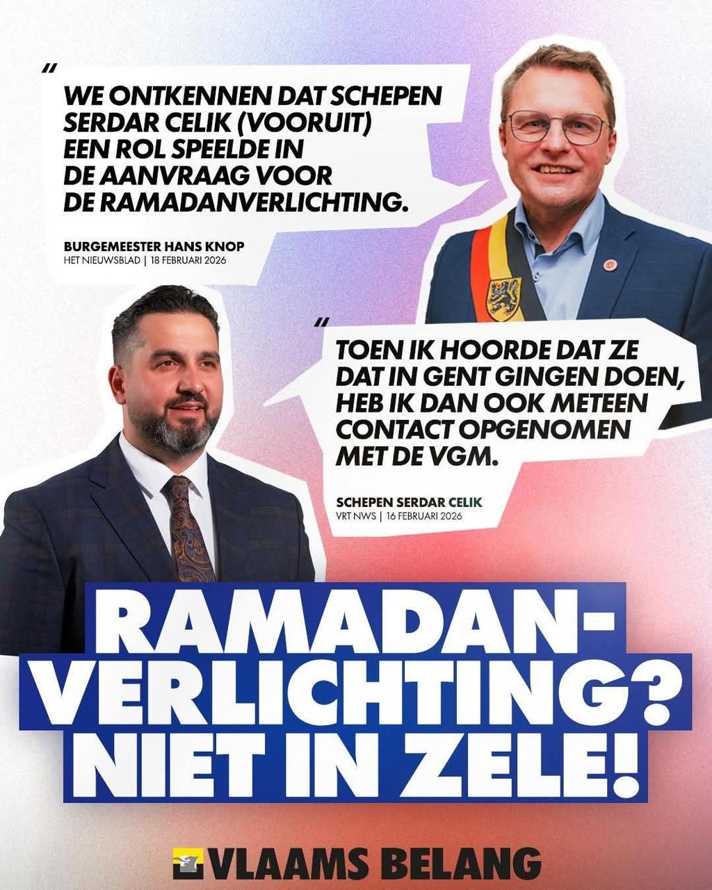 Ramadan-verlichting? Niet in Zele!