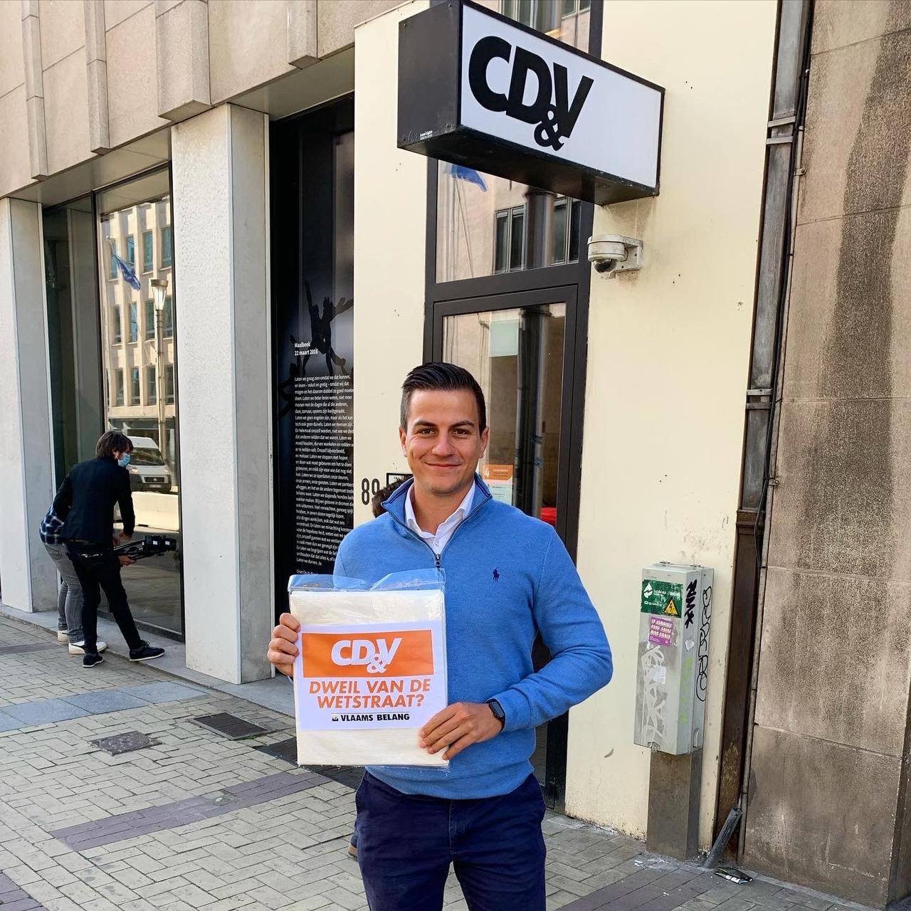 Vlaams Belang spreekt CD&V-burgemeesters rechtstreeks aan in campagne tegen “anti-Vlaamse Vivaldicoalitie” 