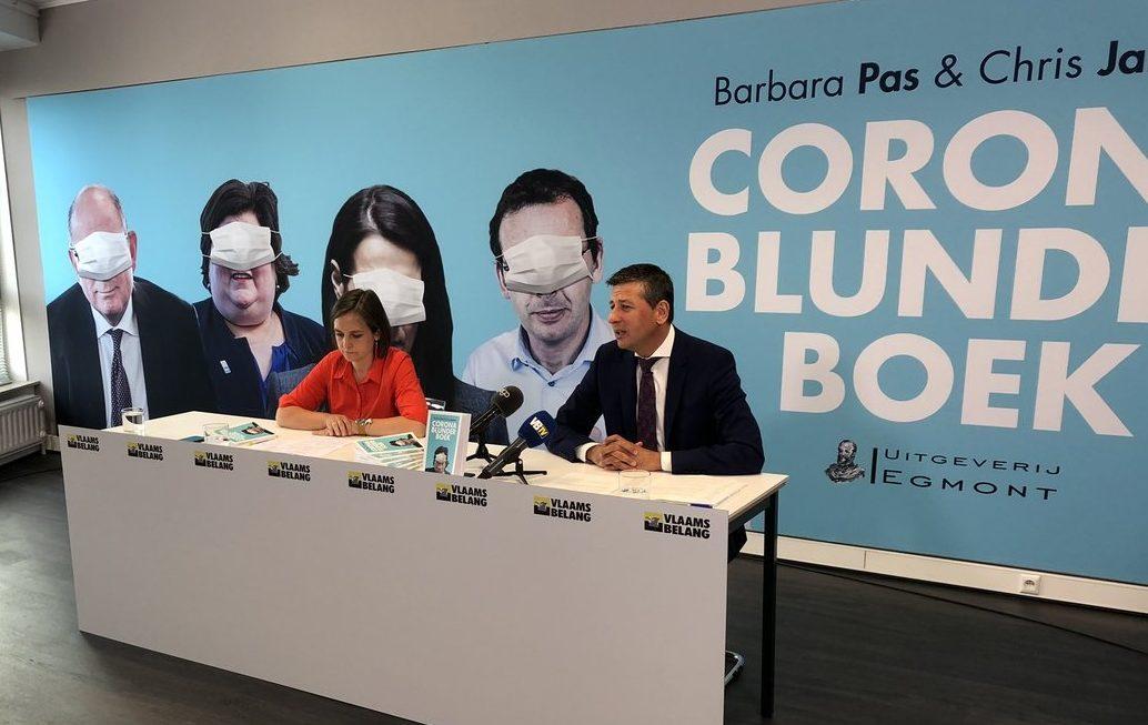 Vlaams Belang maakt brandhout van afgelopen coronabeleid in nieuw boek