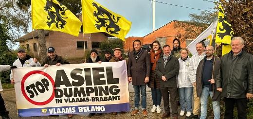 Vlaams Belang protesteert tegen komst asielzoekers in Bekkevoort : “Provincie geen vergaarbak voor het falend beleid"