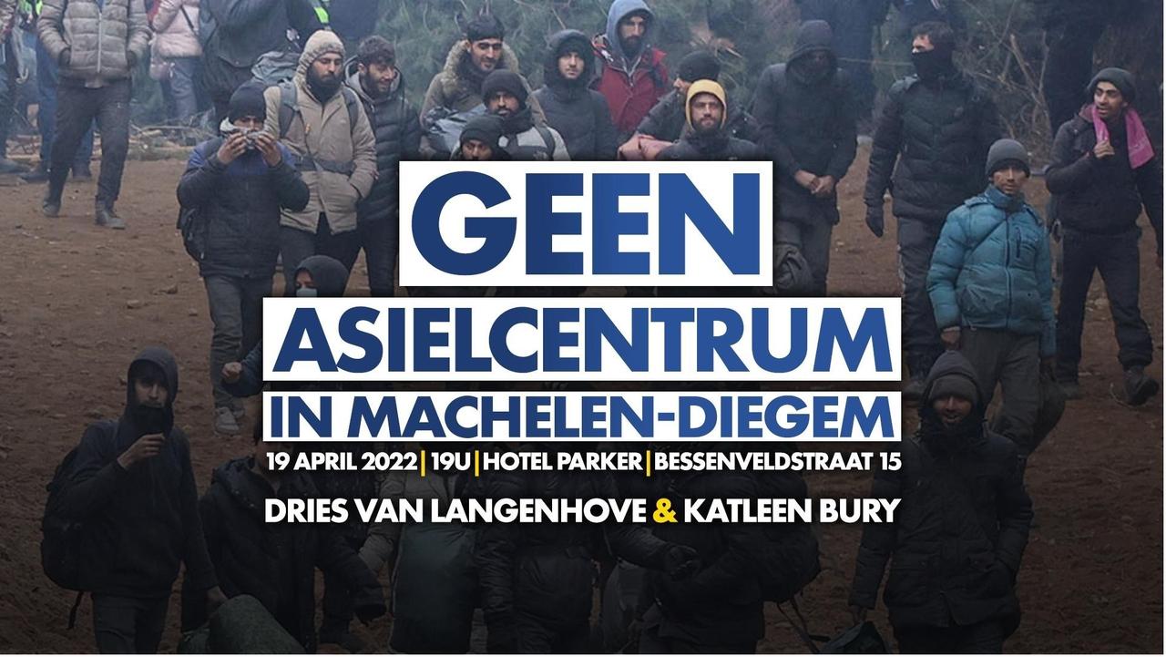 Protestactie en petitie tegen de komst asielcentrum Machelen