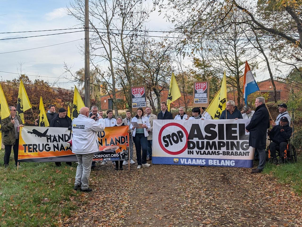 [persbericht] VB-actie tegen asielopvang in Bekkevoort