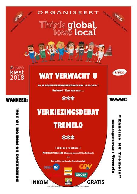 Vlaams Belang neemt deel aan verkiezingsdebat.