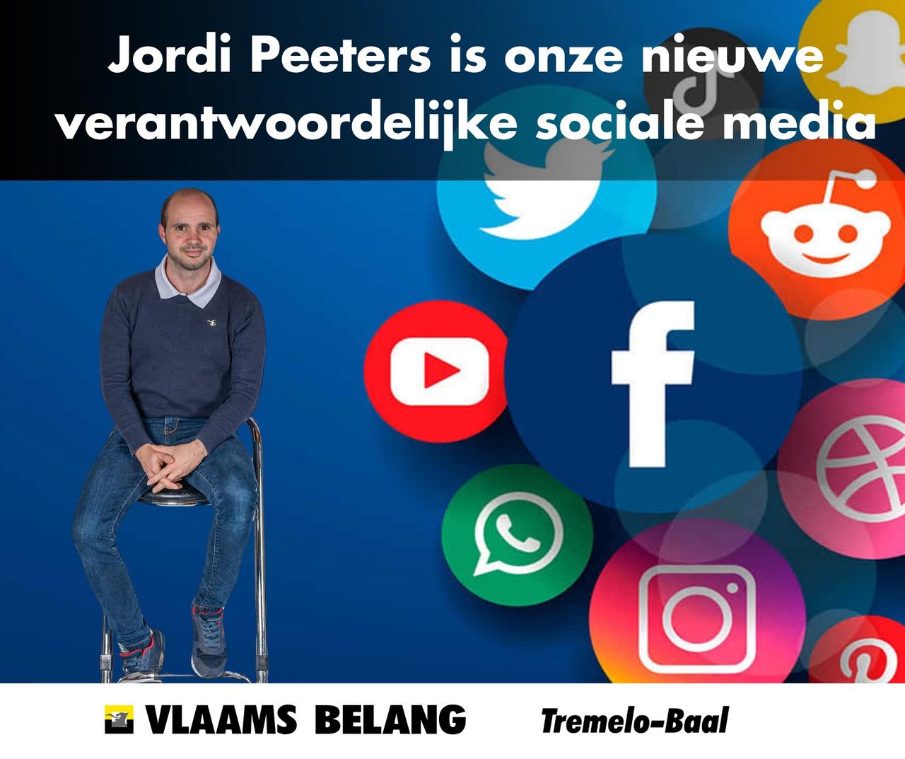 Welkom Jordi als nieuwe sociale media verantwoordelijke!