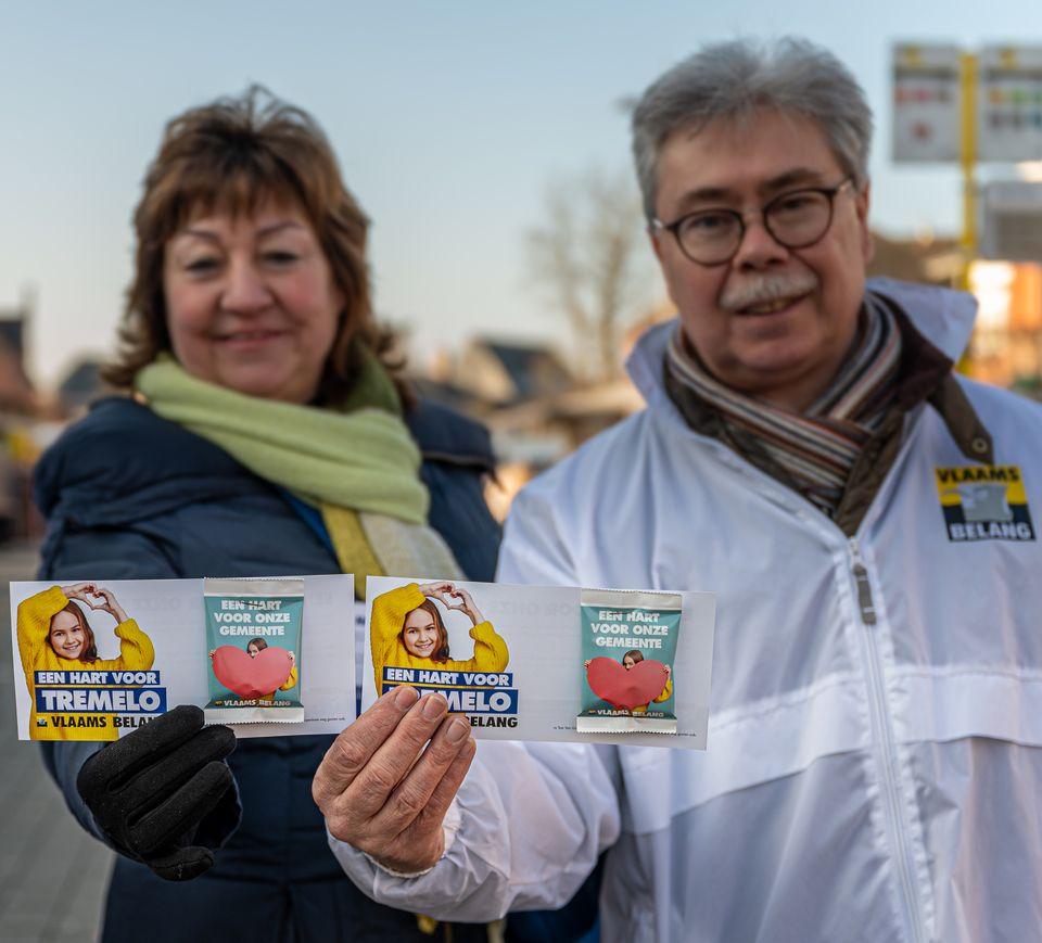 Valentijnsactie Vlaams Belang Tremelo-Baal!