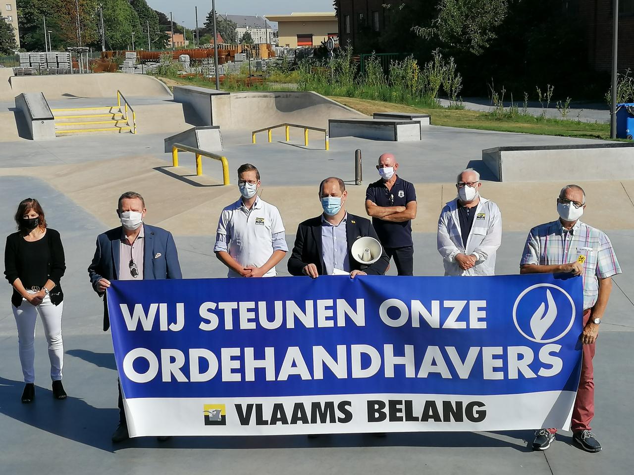 Vlaams Belang steunt onze ordehandhavers