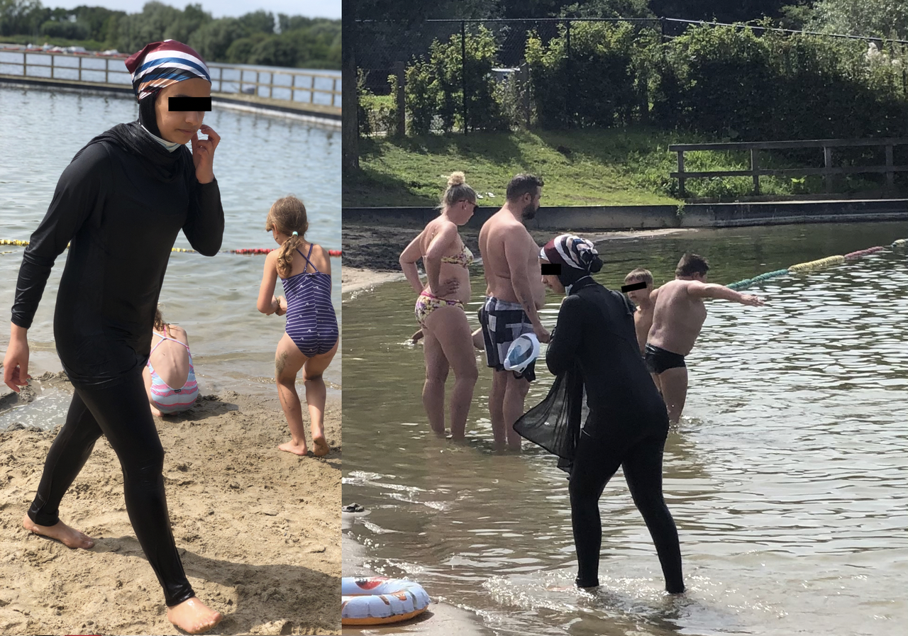 Geen boerkini in provinciedomeinen!