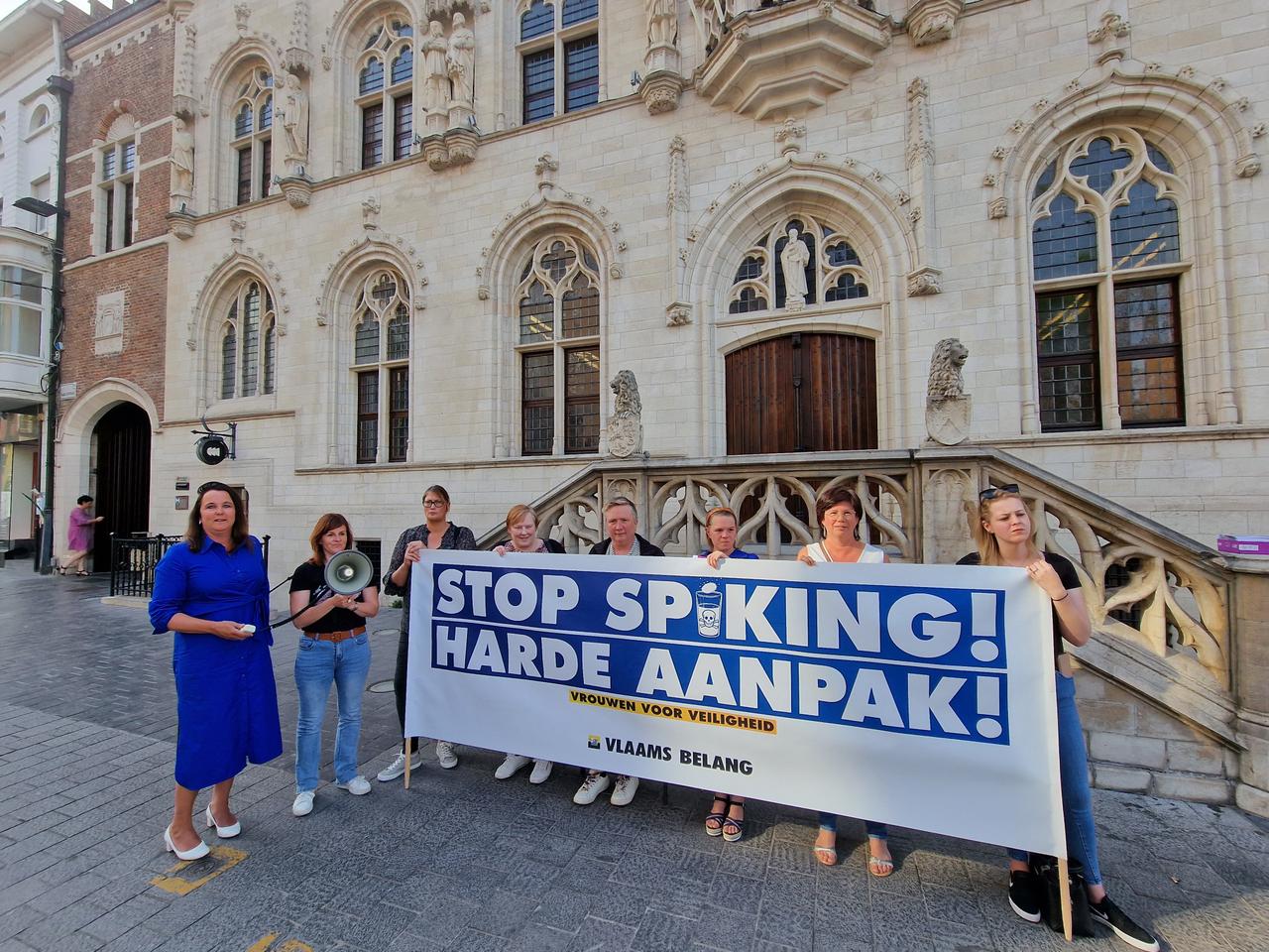 ‘Vrouwen Voor Veiligheid’ voerde actie tegen spiking
