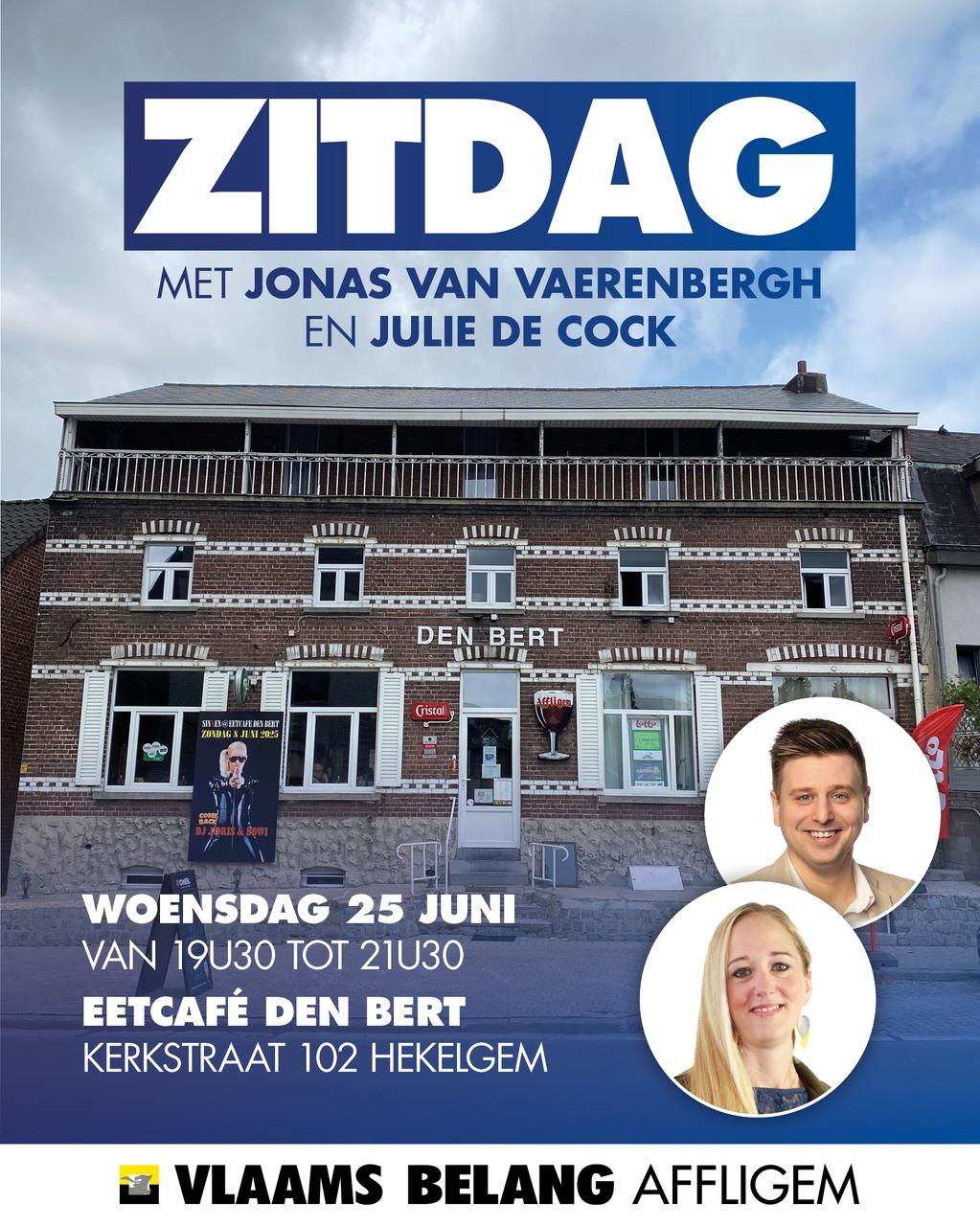Zitdag Vlaams Belang Affligem – Woensdag 25 juni