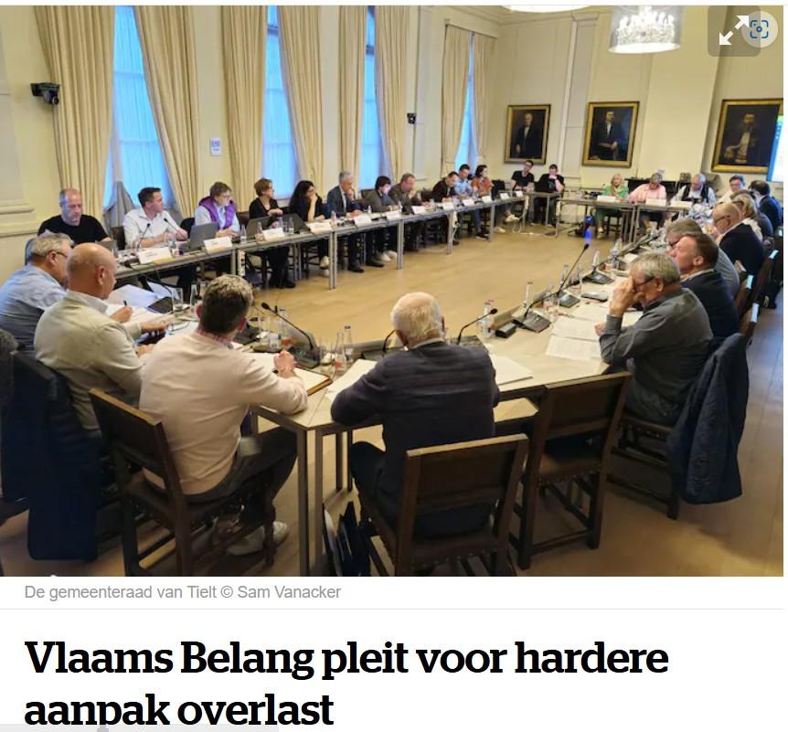 Vlaams Belang Tielt pleit voor hardere aanpak overlast!