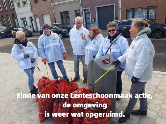 Persmededeling, "Lenteschoonmaak District Hoboken."