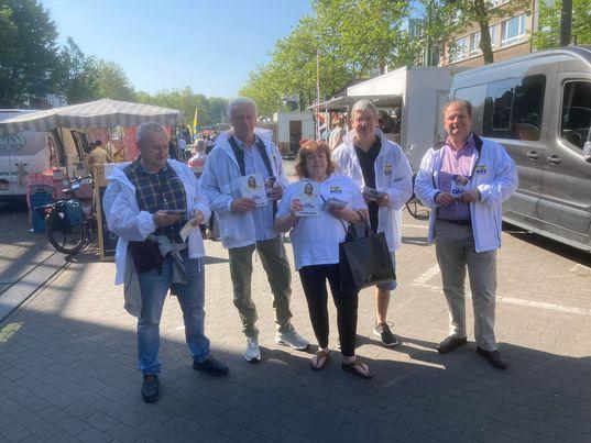 Marktactie in Hoboken