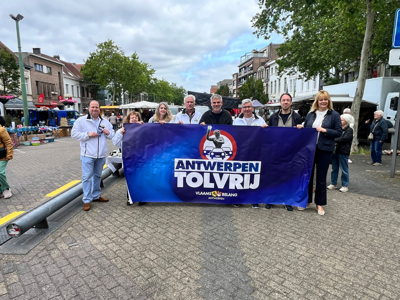 Marktactie " Tolvrij Antwerpen" 15 juni 2O26.