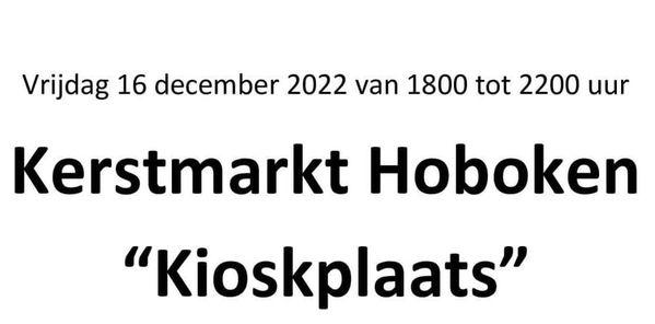 Op 16 December KERSTMARKT in HOBOKEN !