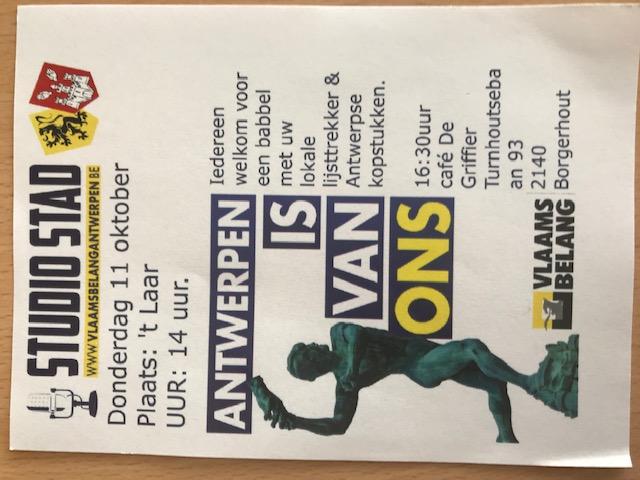 Studio Stad op het Laar in Borgerhout op donderdag 11 oktober.