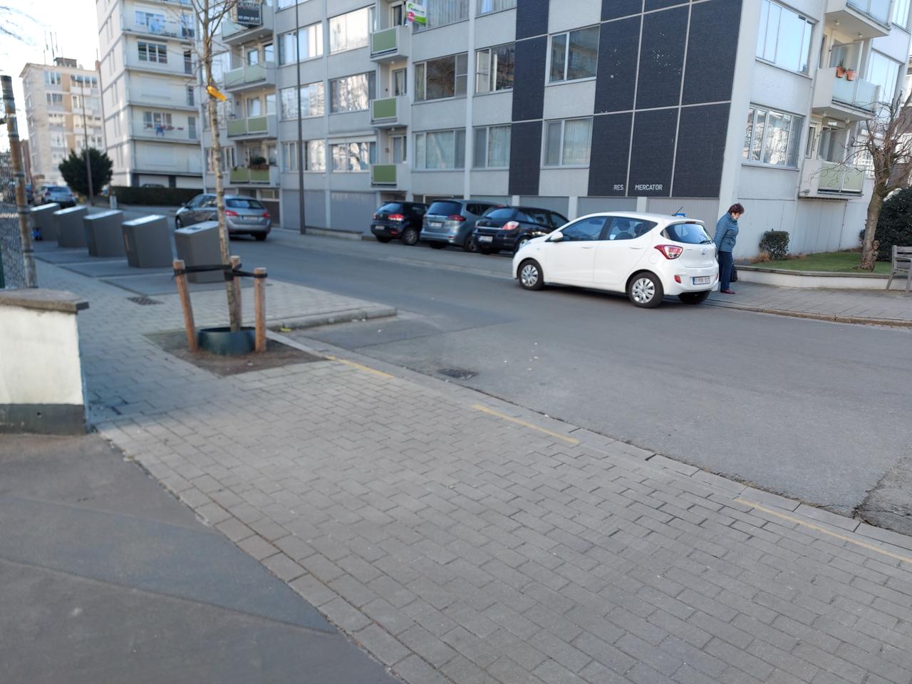 Uitrit parkeergarage appartementsblokken Green Park