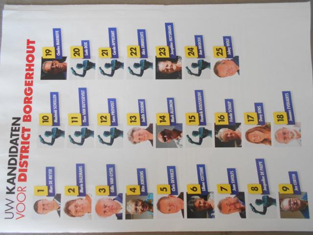 Onze kandidatenlijst voor Borgerhout.