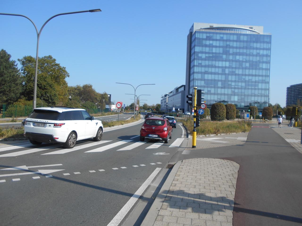 Toegangsweg corona testdorp uit de LEZ