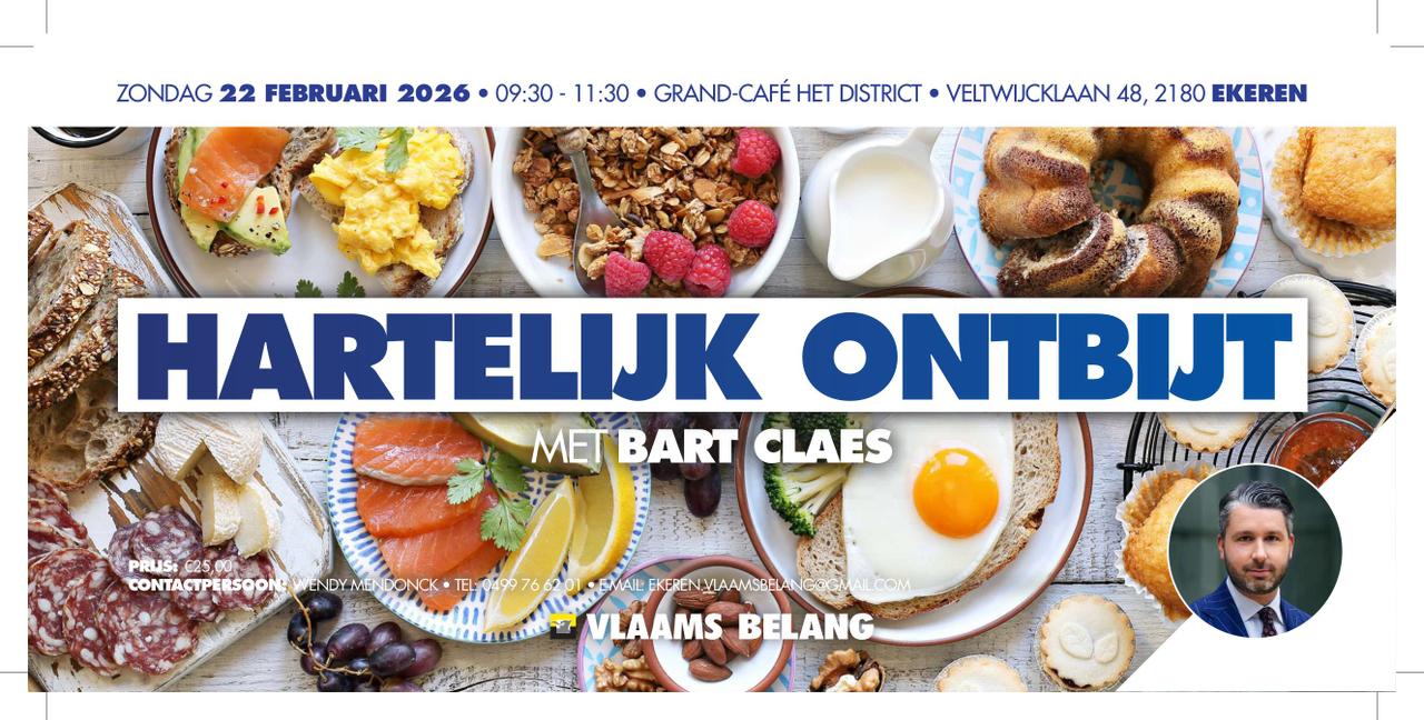 Geslaagde 2e editie van het Hartelijk Ontbijt