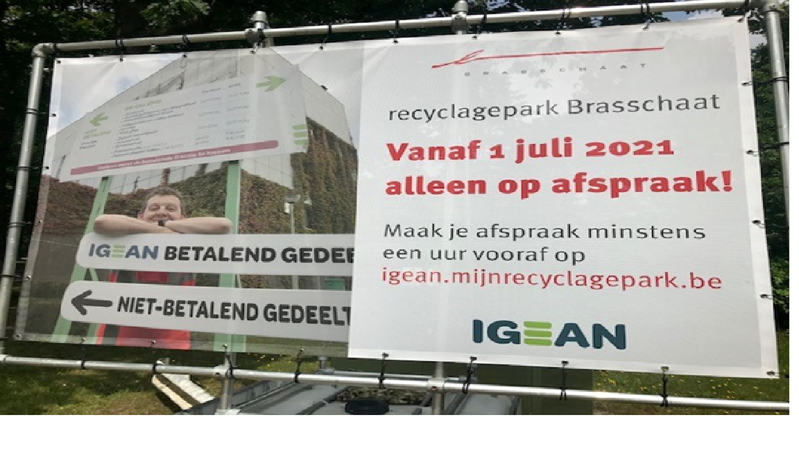 Containerpark enkel op afspraak