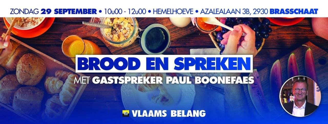 Ontbijtgesprek "Brood & Spreken", wees erbij!