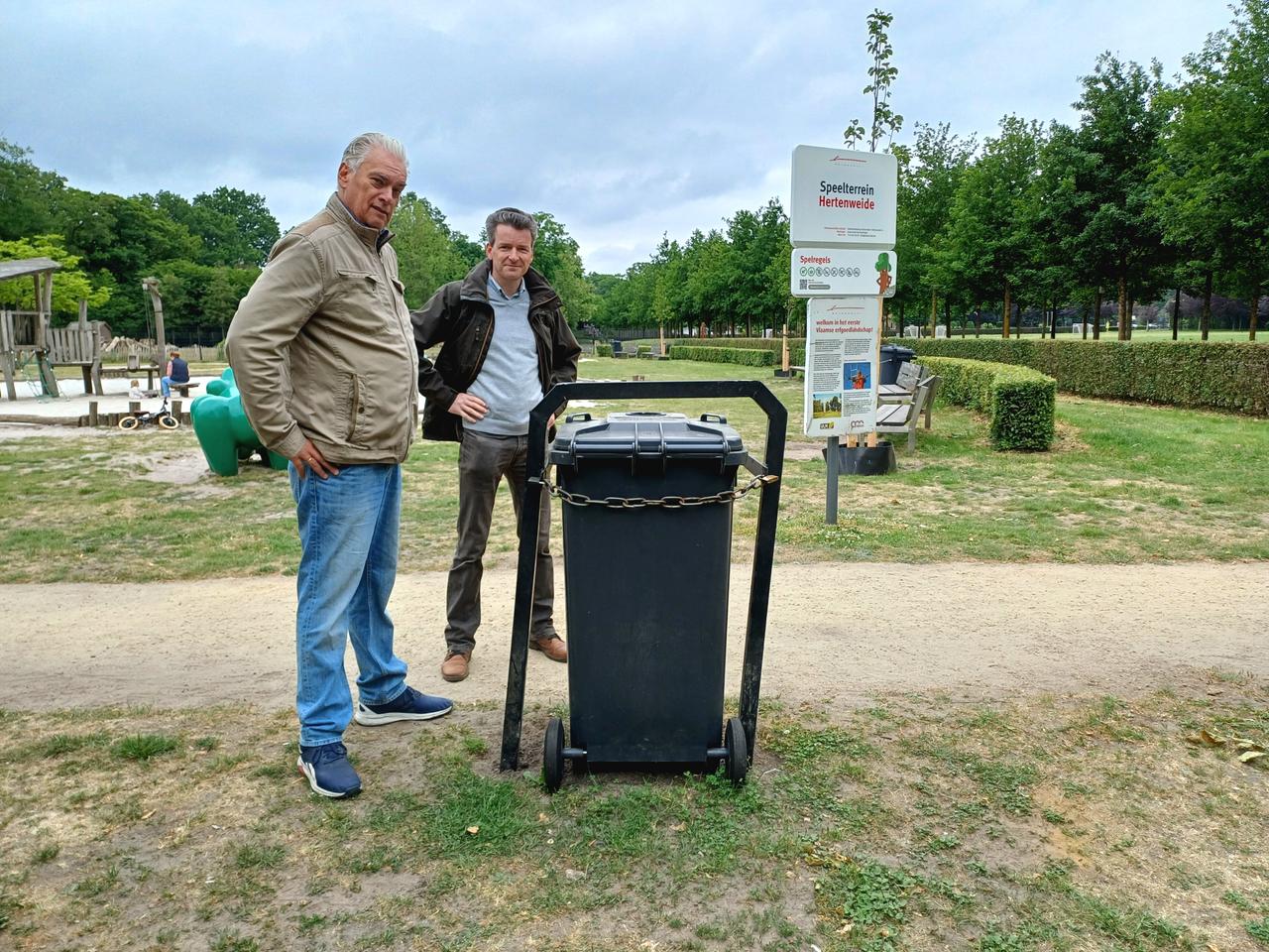 Aanpak proper gemeentepark