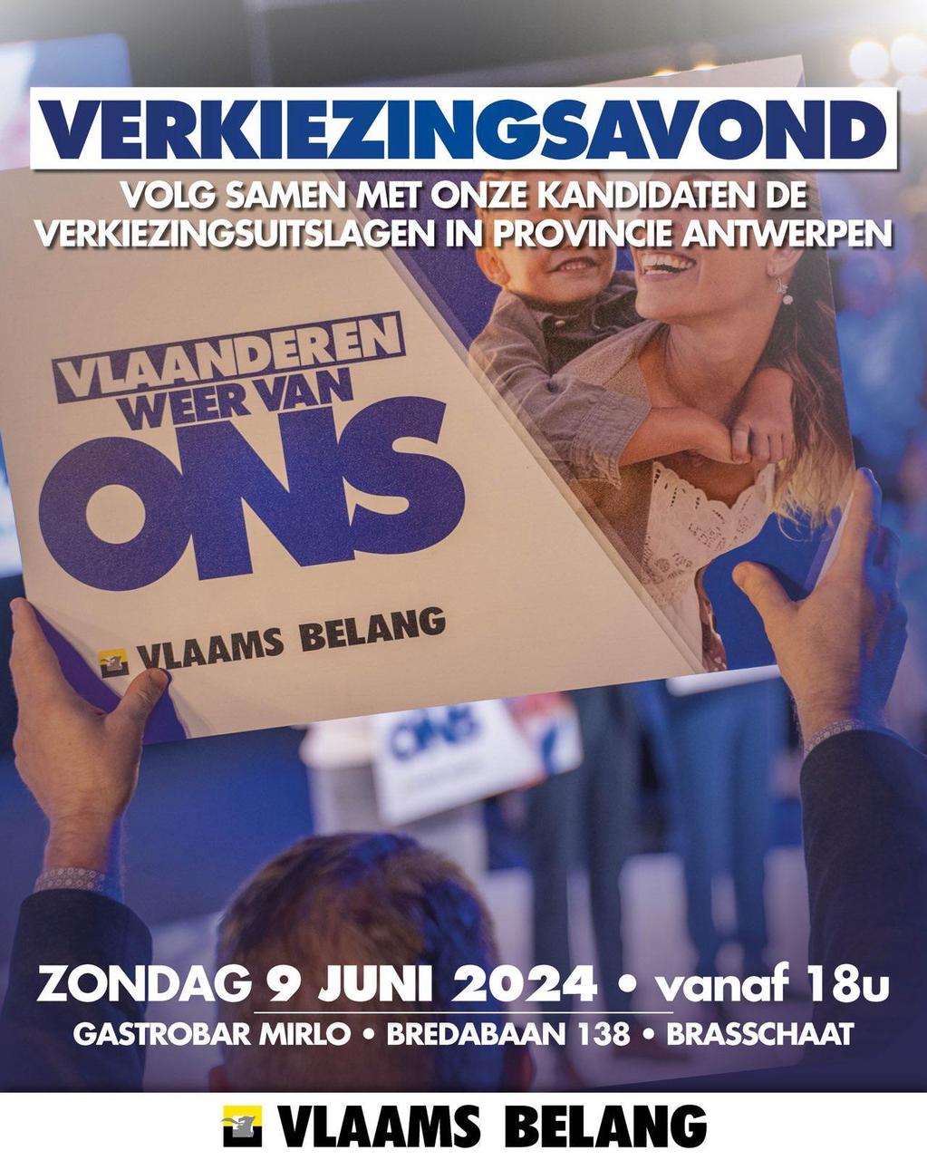 Verkiezingsavond in Brasschaat