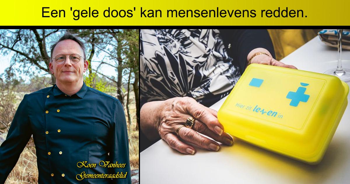 'De Gele Doos' kan mensenlevens redden.