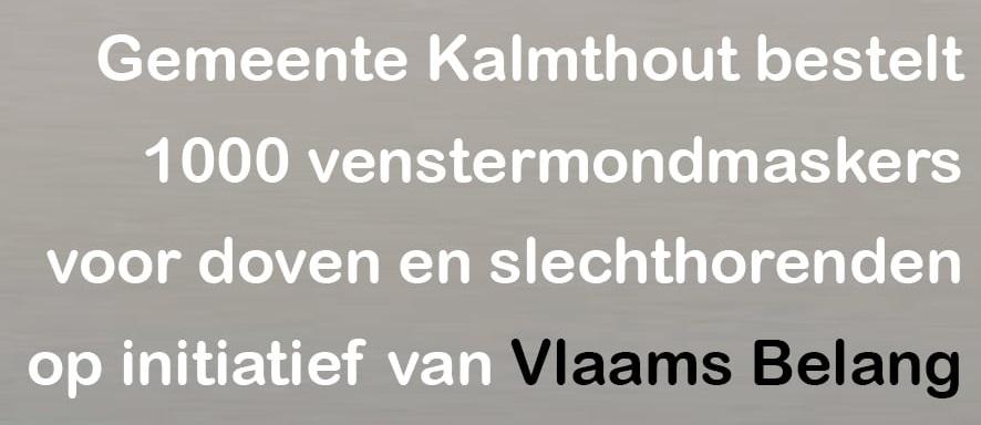 Aankoop van 1000 venstermondmaskers.