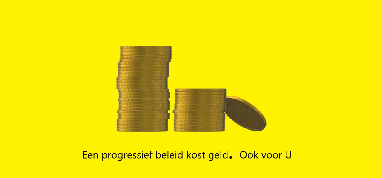 Met links aan de macht kost het je geld, ook in Kapellen.