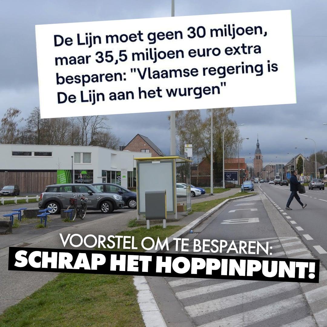 Weg met het Hoppinpunt!