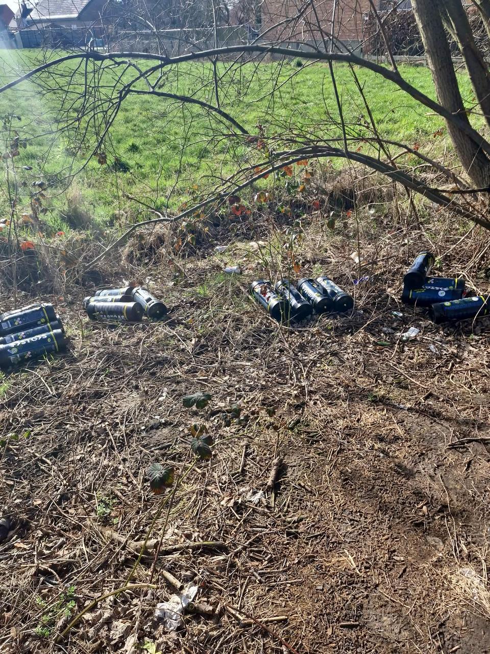 Vlaams Belang Malle meldt Illegale lachgasstort aan de Wissel