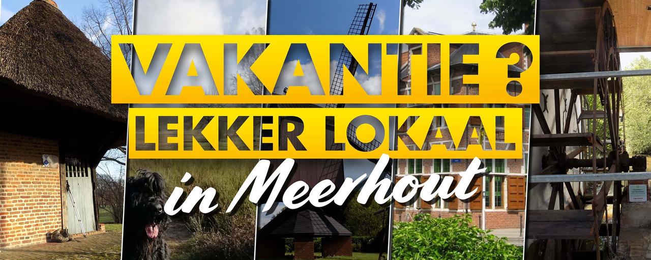 Vakantie? lekker lokaal.